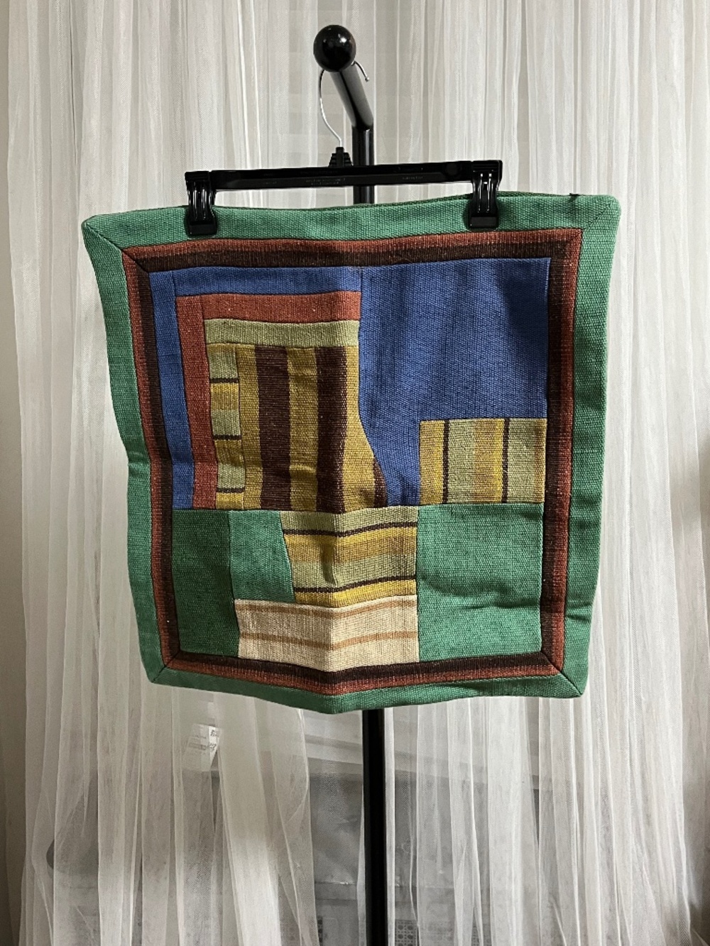 West Elm. Emma CVhamberlain Pieced Solid Stripe Pillow Cover.  Sz. 20"x20"